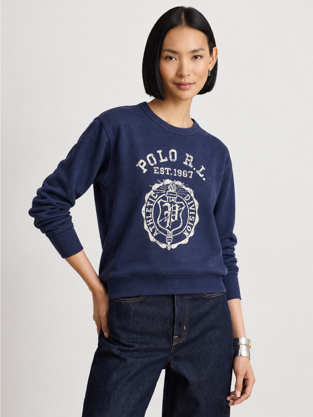Ralph Lauren navy crewneck sweatshirt
